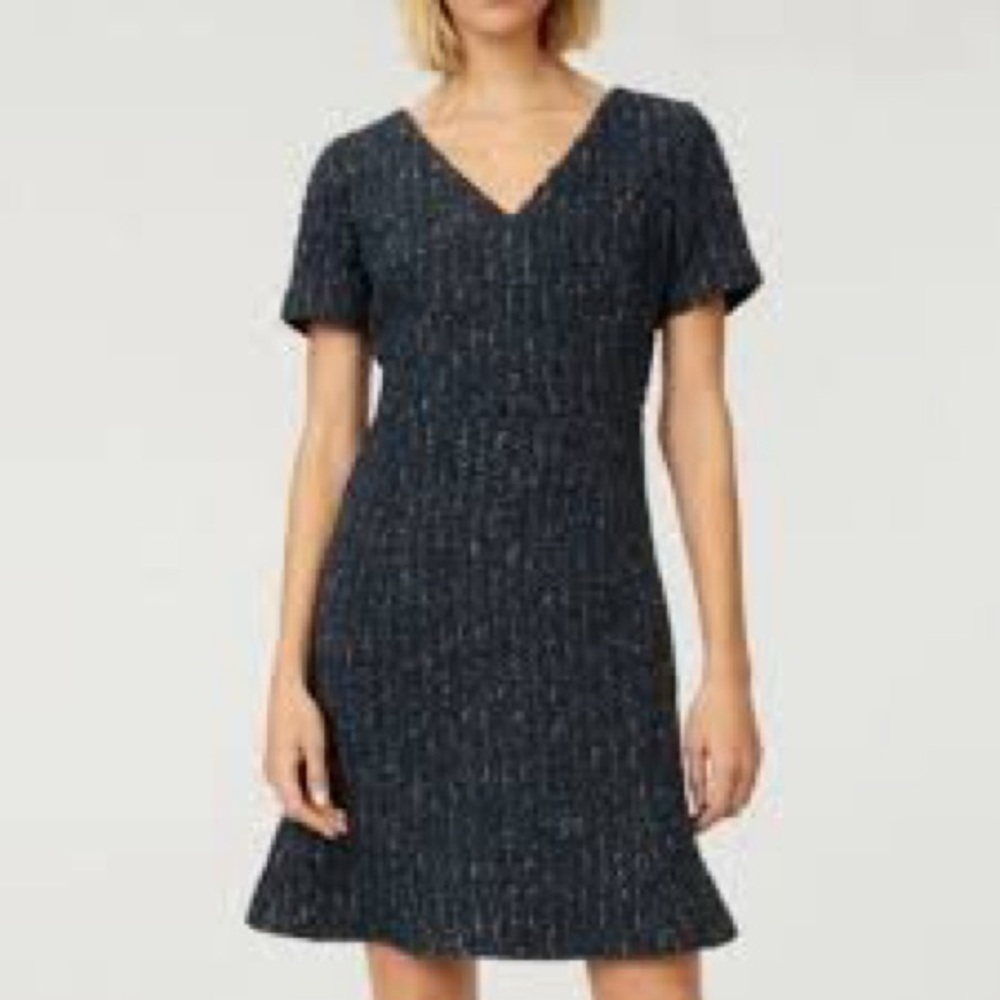 Club Monaco Andreah Women's Fit And Flare Tweed Dress, Size 4